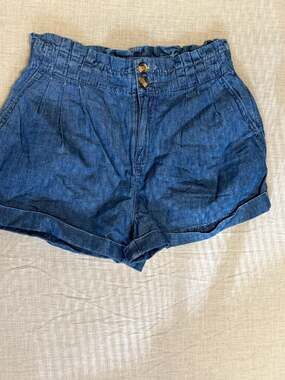 American Eagle High-Waisted Mom Shorts
